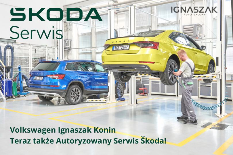 Nowo otwarty Autoryzowany Serwis Skoda w Koninie: Volkswagen Ignaszak rozszerza ofertę